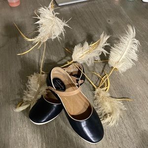 Clarks Artisan Taupe Mary Jane Flats